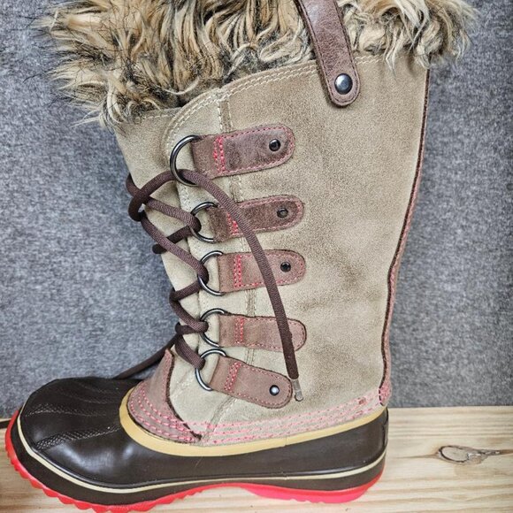 Sorel Womens Black Tan Joan Of Arctic NL1540-254 Waterproof Winter Boot US 7 - Picture 14 of 14